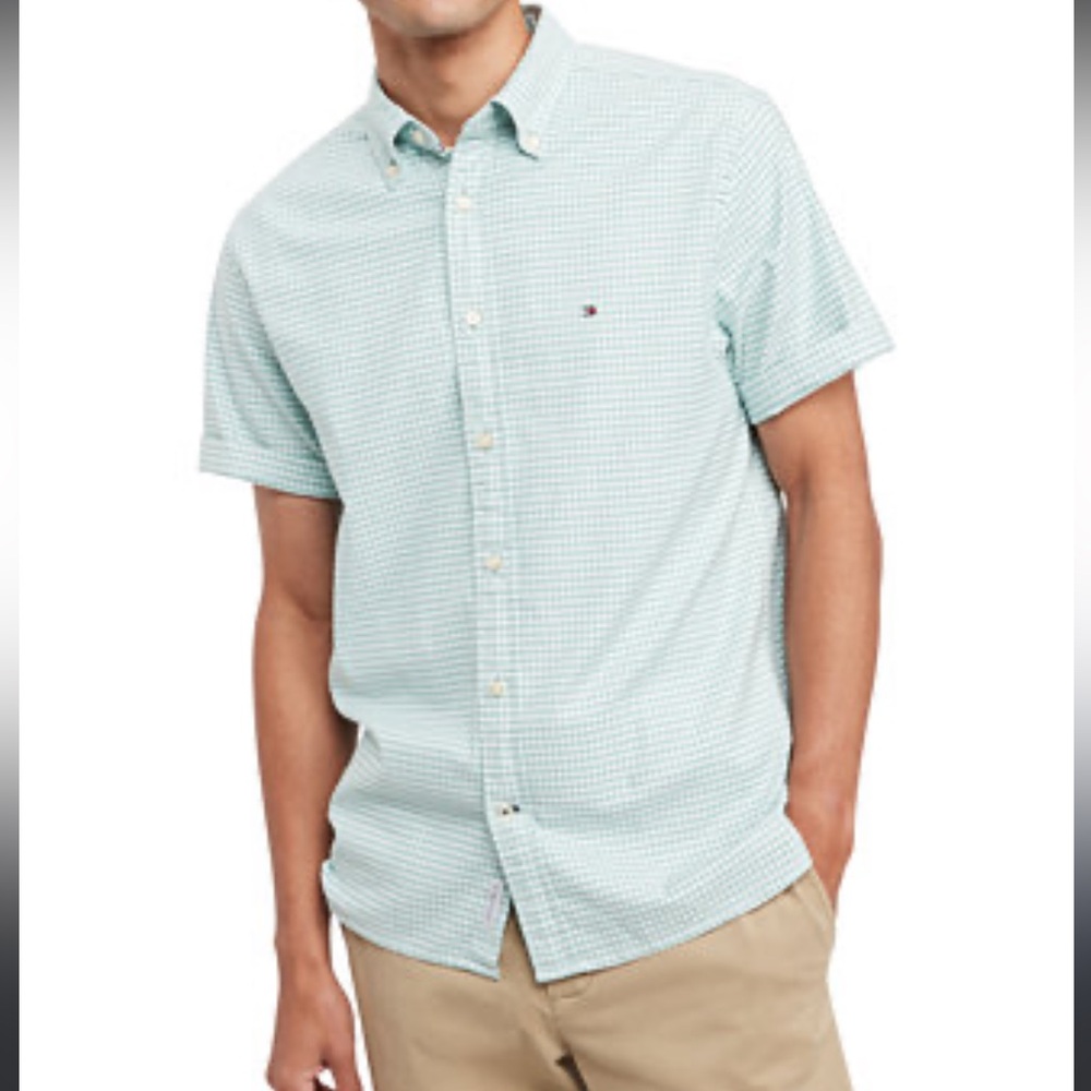 Lacoste Green Casual Button Down Shirt